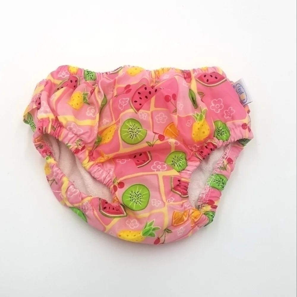 iPlay Fruit Watermelon Pineapple Lime Swim Bottom Ruffle Diaper Cover 12m